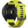 Часы GARMIN FORERUNNER 965 CARBON GRAY DLC TITANIUM BEZEL WITH BLACK CASE AND AMP YELLOW/BLACK SILICONE BAND 010-02809-12