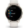 Часы GARMIN VENU 2 PLUS CREAM GOLD STAINLESS STEEL BEZEL WITH IVORY CASE AND SILICONE BAND 11136