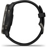 Часы GARMIN VENU 2 SLATE STAINLESS STEEL BEZEL WITH BLACK CASE AND SILICONE BAND 010-02430-11
