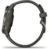 Часы GARMIN VENU 2S SLATE STAINLESS STEEL BEZEL WITH GRAPHITE CASE AND SILICONE BAND 010-02429-10