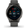 Часы GARMIN VENU 2S SLATE STAINLESS STEEL BEZEL WITH GRAPHITE CASE AND SILICONE BAND 010-02429-10