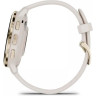Часы GARMIN VENU 3S SOFT GOLD STAINLESS STEEL BEZEL WITH IVORY CASE AND SILICONE BAND 010-02785-04