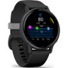 Часы GARMIN VIVOACTIVE 5 SLATE ALUMINUM BEZEL WITH BLACK CASE AND SILICONE BAND 010-02862-10