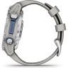 Часы-навигатор GARMIN DESCENT MK3 43 мм STAINLESS STEEL WITH FOG GREY SILICONE BAND 010-02753-04