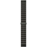 Ремешок GARMIN QUICKFIT 22 WATCH BANDS HYBRID TITANIUM/SILICONE BRACELET – CARBON GRAY DLC 11627