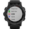 Смарт-часы GARMIN DESCENT MK2S Carbon Gray DLC Black с черным силиконовым ремешком 010-02403-04